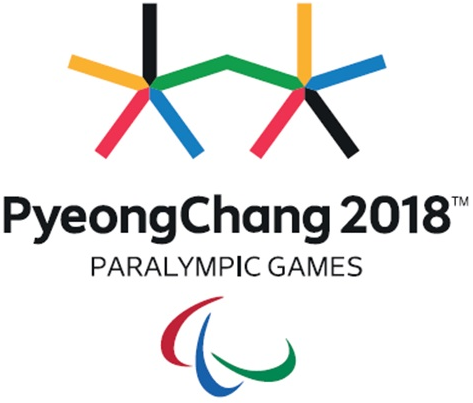 2018 Pyeongchang Paralympics 2018 Primary Logo heat sticker